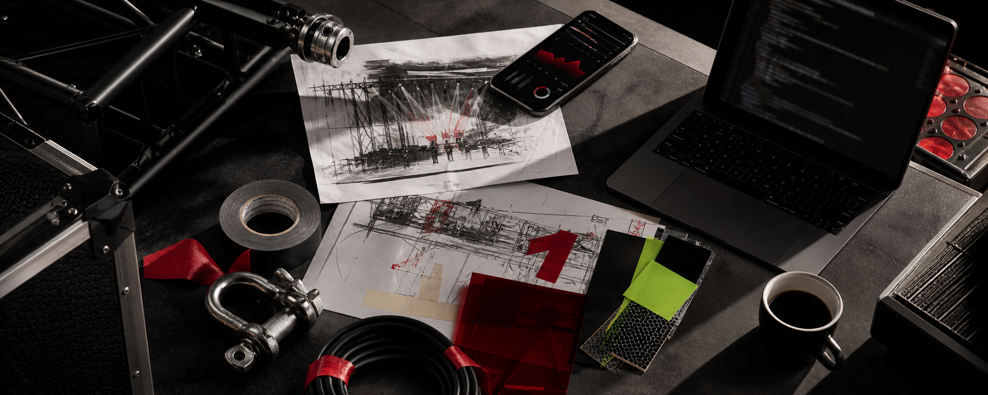 Creative production tools, campaign planning, and software workspace